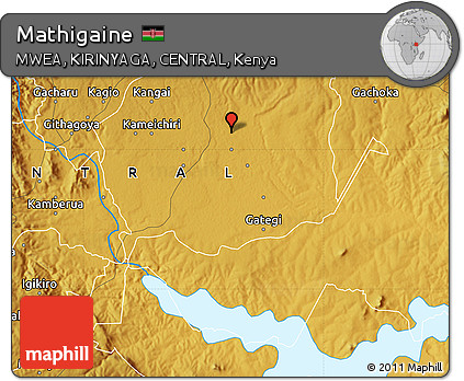 Physical Map of Mathigaine