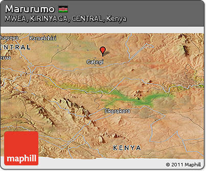 Satellite Panoramic Map of Marurumo