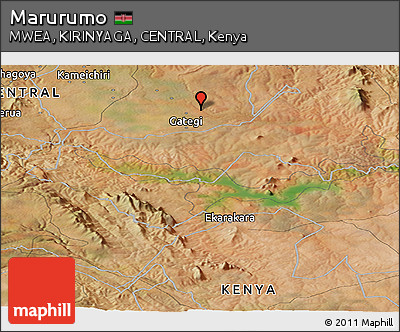 Satellite Panoramic Map of Marurumo