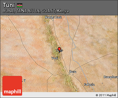 Satellite 3D Map of Tuni