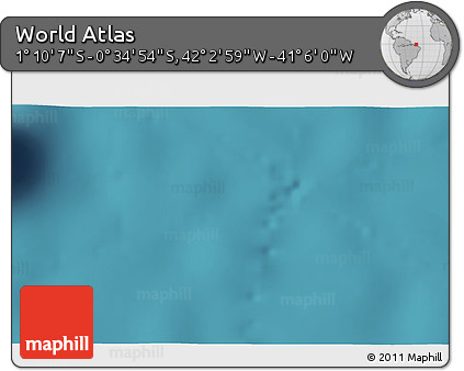 Satellite 3D Map of the Area around 0° 52' 31" S, 41° 34' 30" W