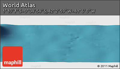 Satellite Panoramic Map of the Area around 0° 52' 31" S, 41° 34' 30" W