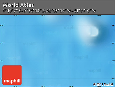 Physical Map of the Area around 0° 52' 31" S, 42° 25' 29" W