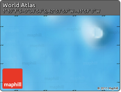 Physical Map of the Area around 0° 52' 31" S, 42° 25' 29" W