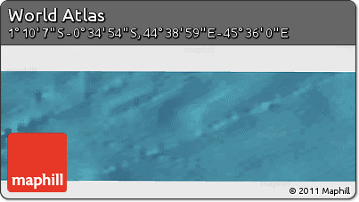 Satellite Panoramic Map of the Area around 0° 52' 31" S, 45° 7' 30" E