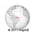 Outline Map of the Area around 0° 52' 31" S, 45° 49' 30" W, rectangular outline