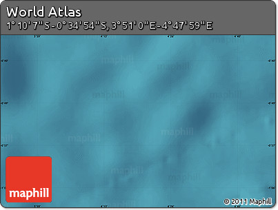 Satellite Map of the Area around 0° 52' 31" S, 4° 19' 30" E