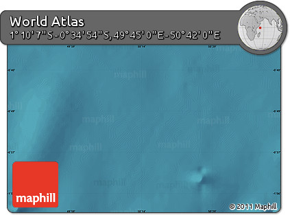 Satellite Map of the Area around 0° 52' 31" S, 50° 13' 30" E