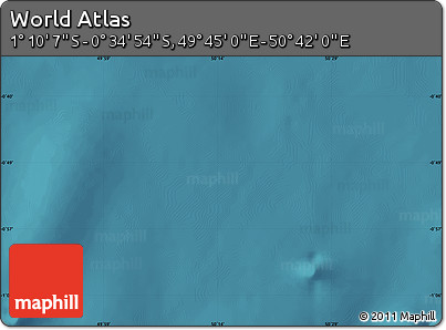 Satellite Map of the Area around 0° 52' 31" S, 50° 13' 30" E