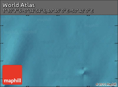 Satellite Map of the Area around 0° 52' 31" S, 50° 13' 30" E