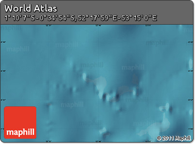 Satellite Map of the Area around 0° 52' 31" S, 52° 46' 29" E