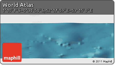 Satellite Panoramic Map of the Area around 0° 52' 31" S, 52° 46' 29" E