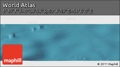 Satellite Panoramic Map of the Area around 0° 52' 31" S, 53° 37' 30" E