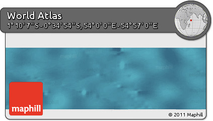 Satellite Panoramic Map of the Area around 0° 52' 31" S, 54° 28' 30" E