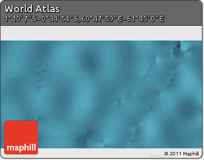 Satellite 3D Map of the Area around 0° 52' 31" S, 61° 16' 29" E
