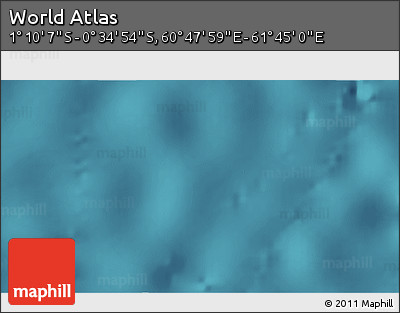 Satellite 3D Map of the Area around 0° 52' 31" S, 61° 16' 29" E