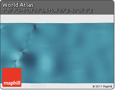 Satellite 3D Map of the Area around 0° 52' 31" S, 62° 7' 30" E