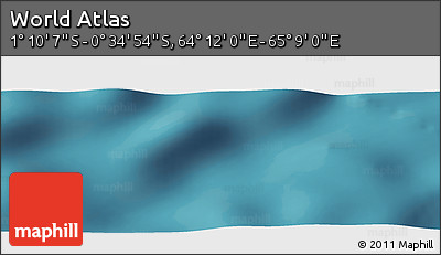 Satellite Panoramic Map of the Area around 0° 52' 31" S, 64° 40' 30" E