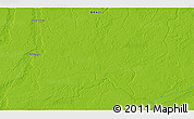 Physical 3D Map of the area around 0° 52' 31" S, 64° 31' 30" W