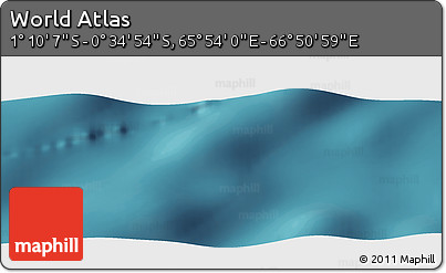 Satellite Panoramic Map of the Area around 0° 52' 31" S, 66° 22' 30" E