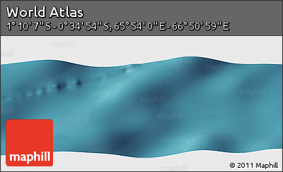 Satellite Panoramic Map of the Area around 0° 52' 31" S, 66° 22' 30" E