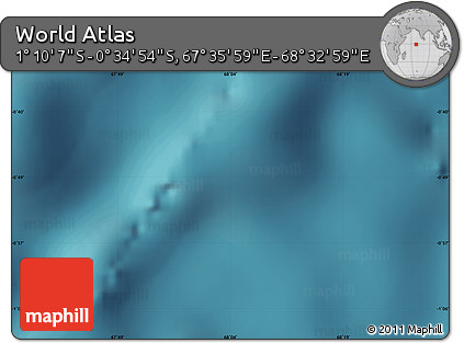 Satellite Map of the Area around 0° 52' 31" S, 68° 4' 29" E