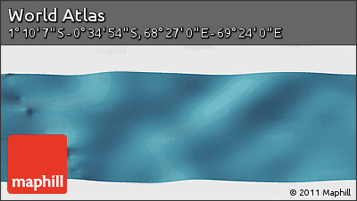 Satellite Panoramic Map of the Area around 0° 52' 31" S, 68° 55' 30" E