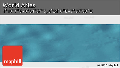 Satellite Panoramic Map of the Area around 0° 52' 31" S, 6° 52' 30" E