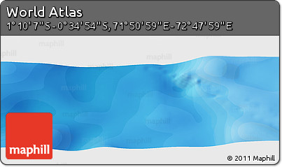 Political Panoramic Map of the Area around 0° 52' 31" S, 72° 19' 29" E