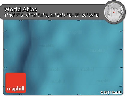 Satellite Map of the Area around 0° 52' 31" S, 74° 52' 30" E