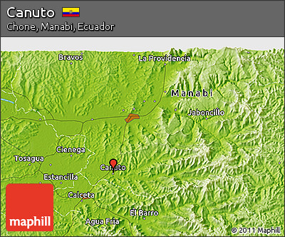 Physical 3D Map of Canuto