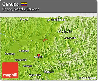 Physical 3D Map of Canuto