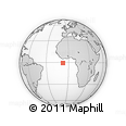 Outline Map of the Area around 0° 52' 31" S, 7° 34' 30" W, rectangular outline