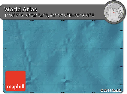 Satellite Map of the Area around 0° 52' 31" S, 81° 40' 30" E