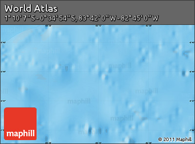 Political Map of the Area around 0° 52' 31" S, 83° 13' 29" W