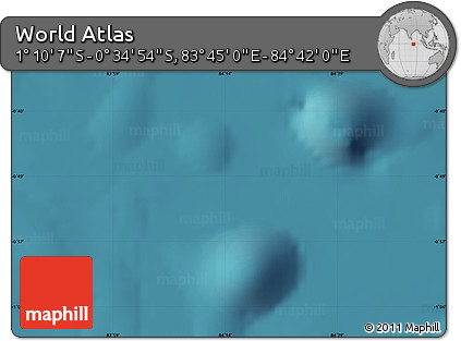 Satellite Map of the Area around 0° 52' 31" S, 84° 13' 29" E
