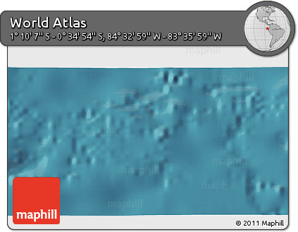Satellite 3D Map of the Area around 0° 52' 31" S, 84° 4' 29" W