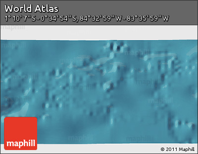 Satellite 3D Map of the Area around 0° 52' 31" S, 84° 4' 29" W