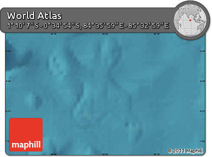 Satellite Map of the Area around 0° 52' 31" S, 85° 4' 29" E