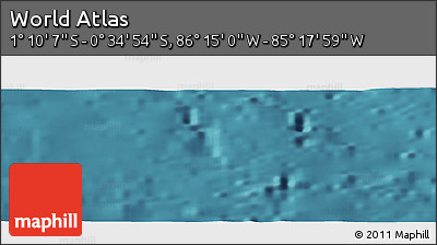 Satellite Panoramic Map of the Area around 0° 52' 31" S, 85° 46' 30" W