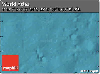 Satellite Map of the Area around 0° 52' 31" S, 86° 46' 30" E
