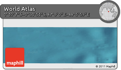 Satellite Panoramic Map of the Area around 0° 52' 31" S, 87° 37' 30" E