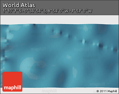 Satellite 3D Map of the Area around 0° 52' 31" S, 8° 25' 30" W