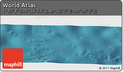 Satellite Panoramic Map of the Area around 0° 52' 31" S, 90° 10' 30" E