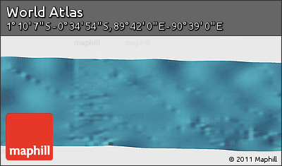 Satellite Panoramic Map of the Area around 0° 52' 31" S, 90° 10' 30" E