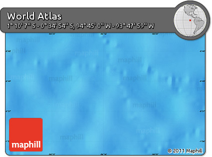 Physical Map of the Area around 0° 52' 31" S, 94° 16' 30" W