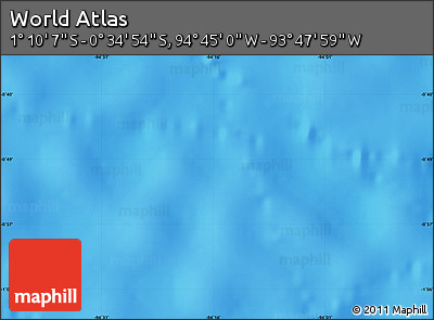 Physical Map of the Area around 0° 52' 31" S, 94° 16' 30" W