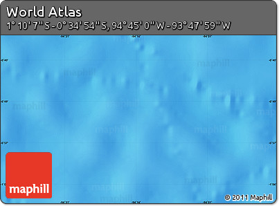 Physical Map of the Area around 0° 52' 31" S, 94° 16' 30" W