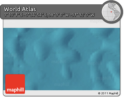Satellite 3D Map of the Area around 0° 52' 31" S, 97° 40' 30" W