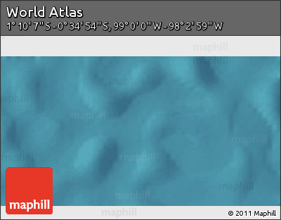 Satellite 3D Map of the Area around 0° 52' 31" S, 98° 31' 30" W